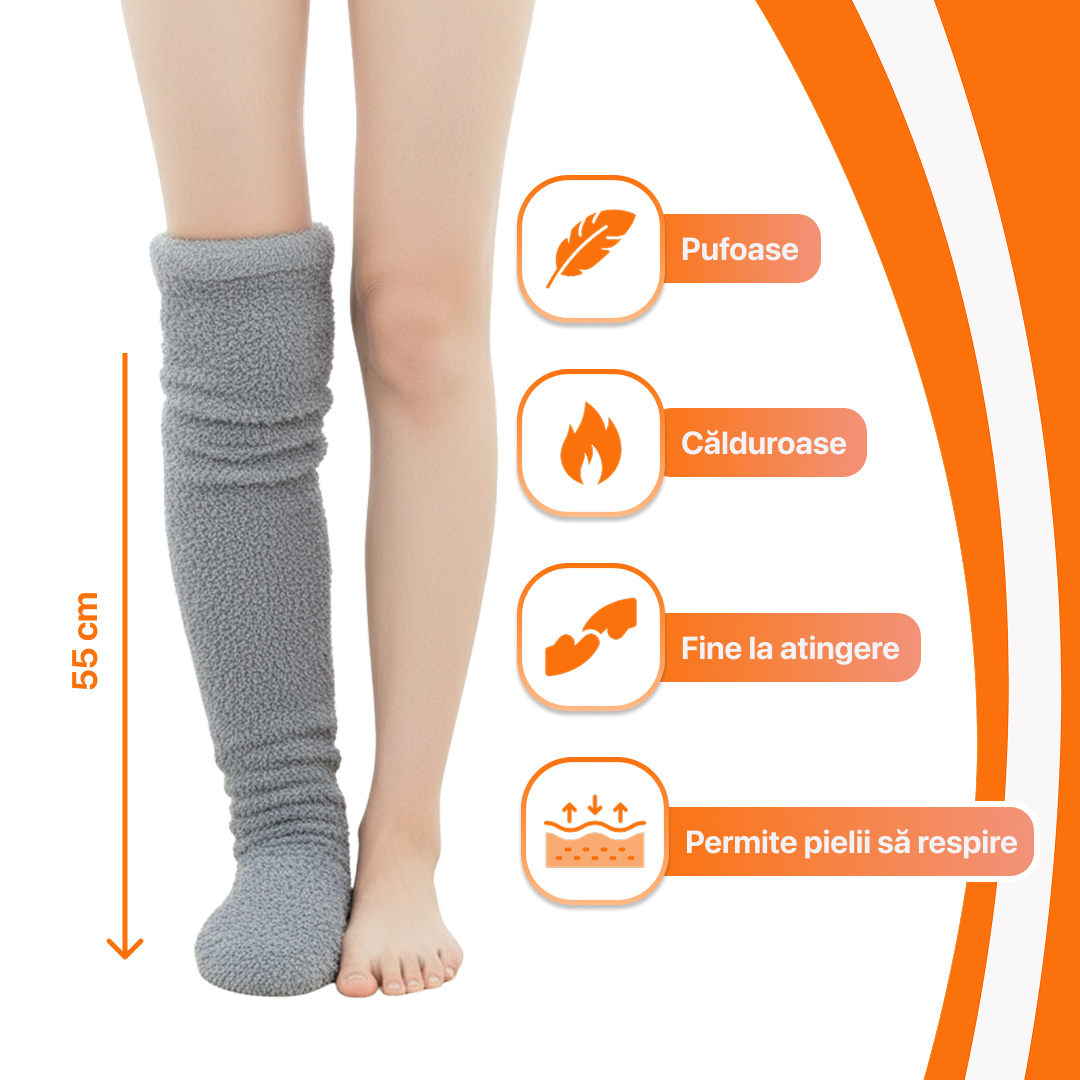 🧦 Ciorapi Pufoși – Confort Absolut în Zilele Reci