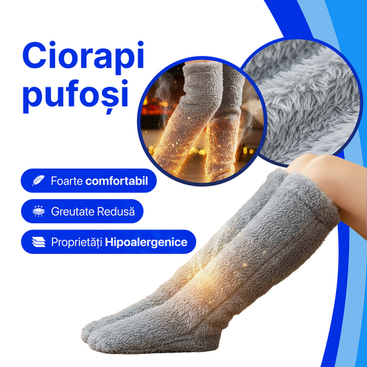 🧦 Ciorapi Pufoși – Confort Absolut în Zilele Reci