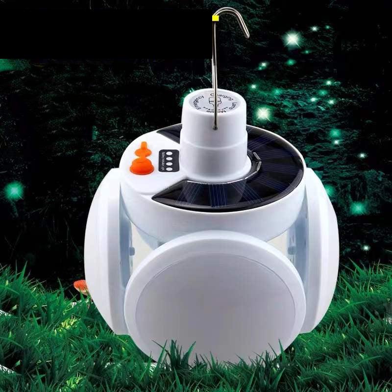 Lampă LED Solară Pliabilă 2-în-1