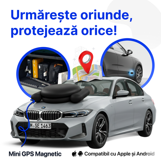 Mini GPS Tracker + Husă Magnetică
