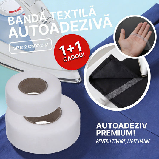 Bandă Textilă Autoadezivă - 1+1 CADOU