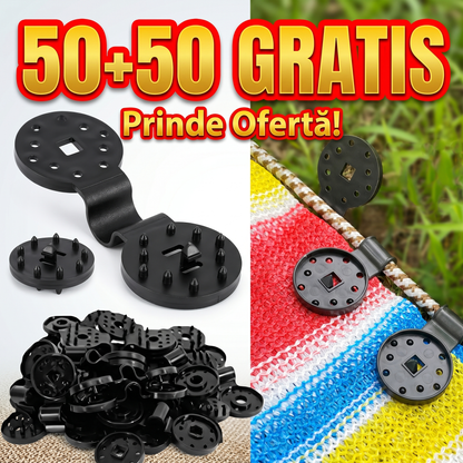 50+50 GRATIS - Cleme pentru Plasă de Umbrire și Solar